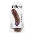 Letapasztható realisztikus dildó 8" cock  brown