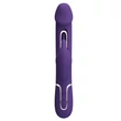Csiklókaros nyelves vibrátor sötét lila - Pretty Love Kampas twinkled tenderness purple