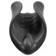 Maszturbátor vibrációs Vibrating silicone stimulator black