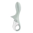 Pumpálható vibrátor szürkés zöld Air pump booty 3 greygreen