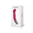 G-pontos vibrátor Titanz 8" silicone rechargeable vibrator in pink