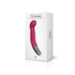 G-pontos vibrátor Titanz 8" silicone rechargeable vibrator in pink