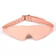 Rózsaszín műbőr szemmaszk Pink organosilicon blindfold