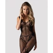 Láng mintás necc testharisnya - Bodystocking F241 s/m/l