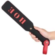 Mélynyomott mintás műbőr paskoló 38 cm - Rebellion Reign paddle "hoe"