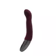 G-pontos vibrátor Titanz 8" silicone rechargeable vibrator in rubine red