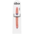 Kétvégű realisztikus dildó 12" slim double dildo light
