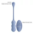 Távirányítós vibrációs  tojás Pretty love leshy blue