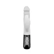 Csiklókaros G-pontos vibrátor Titanz 7" silicone rechargeable vibrator in ivory white