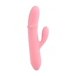 Csiklókaros vibrátor beépített masszírozó gyöngyökkel - Mora Neo Peach Pink
