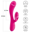Csiklóizgatós szilikon vibrátor L'allure orbit rechargeable vibrator