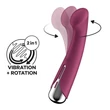 Forgó fejes g-pont vibri Spinning g-spot 1 red