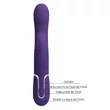 Masszírozógyöngyös csiklókaros vibrátor sötét lila - Pretty Love Falin twinkled tenderness purple