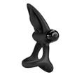Vibrációs péniszgyűrű herepgyűrűvel és csiklóizgatóval Pretty Love vibration cockring black