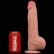Valósághű kétrétegű dildó 29 cm king sized sliding skin dual layer dong