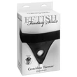 Heveder felköthető dildóhoz Crotchless harness  black