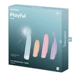Vibrátor cserélhető fejekkel Playful four
