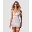 Testhezálló szexi kombiné Arrowel white chemise s/m
