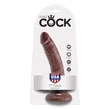 Letapasztható realisztikus dildó 7" cock brown