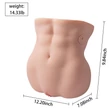 Realisztikus vagina, ánusz Lydia masturbator