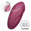 Csikló stimuláló Tap & climax 1 piros vibrátor Satisfyer