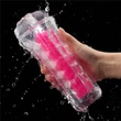 Fluoreszkáló vagina maszturbátor 8.5 lumino play rózsaszín ragyogás 21,5 cm