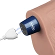 Realisztikus vibrátor 25 cm Real softee rechargeable vibrating dildo (testszínű)