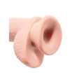 Realisztikus letapasztható dildó 25,5 cm Triple density cock with balls 10 testszínű