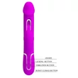 Csiklókaros nyelves vibrátor pink - Pretty Love Kampas twinkled tenderness purple
