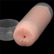 Realisztikus vagina és ánusz maszturbátor Virgin-skin blowout double side stroker vagina and anus