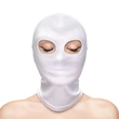 Maszk Fetish & fashion - eyes hood - white - alternate package szemnyílással