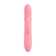 Csiklókaros vibrátor beépített masszírozó gyöngyökkel - Mora Neo Peach Pink