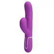 Csiklóizgatós vibrátor tapogató és lüktető funkcióval lila - Pretty Love Perlita twinkled tenderness purple II
