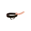 Felcsatolható üreges dildó hevederrel 27 cm-es Hollow strap-on light black