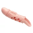 Péniszhosszabbító rezgéssel testszínű, Pretty love penis sleeve cecilia