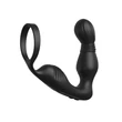 Vibrációs prosztataizgató péniszgyűrűvel Ass-gasm pro p-spot milker black