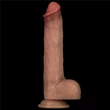 Letapasztható, csúszóbőrös dildó 9'' sliding skin pro dual layer silicone dong
