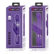 Masszírozógyöngyös csiklókaros vibrátor sötét lila - Pretty Love Falin twinkled tenderness purple