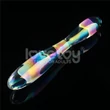 Üvegdildó Twilight Gleam Glass Dildo- Double Delight