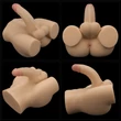 Férfi torzó dildóval Streetgirl's #14 with bendable dildo