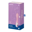 Pumpálható vibrátor g-pont izgatásra Air pump vibrator 2 light red