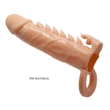 Péniszvastagító csiklóizgatóval  Pretty love penis sleeve emmit