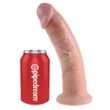 Realisztikus letapasztható dildó 9" cock  light
