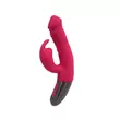 Csiklókaros G-pontos vibrátor Titanz 7" silicone rechargeable vibrator in pink