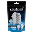 Rezgő maszturbációs hüvely Vibeggs - blow misty - white