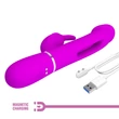 Csiklókaros nyelves vibrátor pink - Pretty Love Kampas twinkled tenderness purple