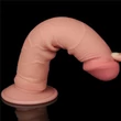 Csúszóbőrös dupla rétegű realisztikus dildó 20 cm világos - 8'' Sliding Skin Dual Layer Dong Flesh II