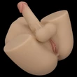 Torzó realisztikus vibrátorral Streetgirl's dual motor sensation pulse with dildo