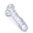 Átlátszó dildó 20 cm with balls clear 8