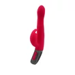 Csiklókaros G-pont vibrátor tölthető Titanz 8.5" silicone rechargeable vibrator in pink